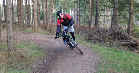 Mountain Bike Cornering